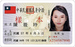 身分證照正面+反面